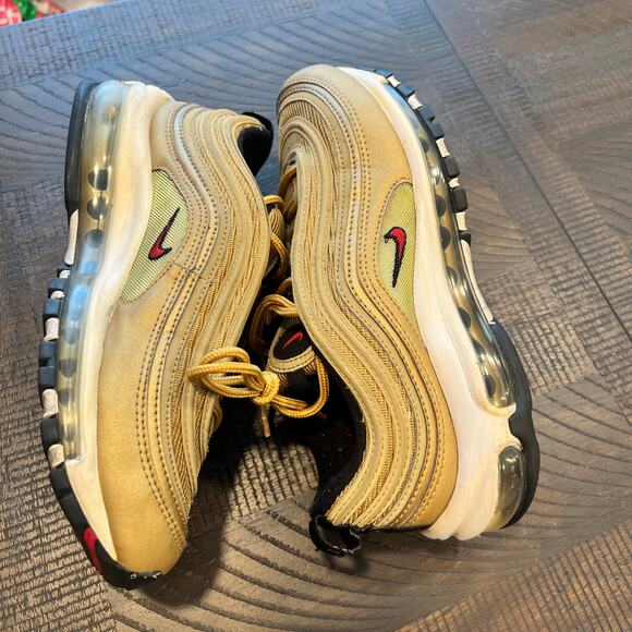Nike air max 97 metallic gold women’s 7 - Picture 6 of 12